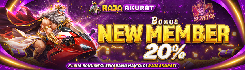 Bonus New Member 20%